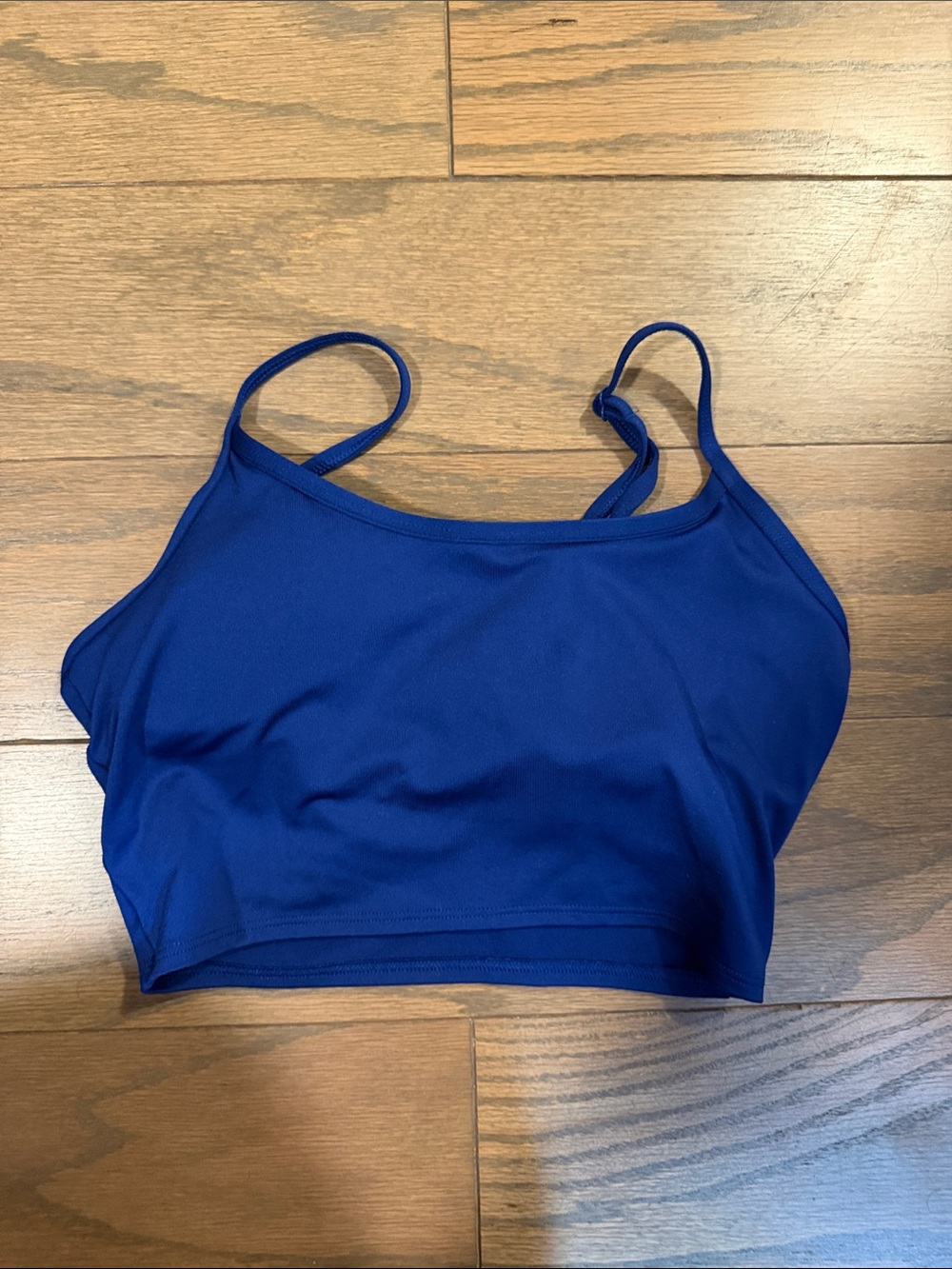 Pink active Blue Cropped Cami Tank Top